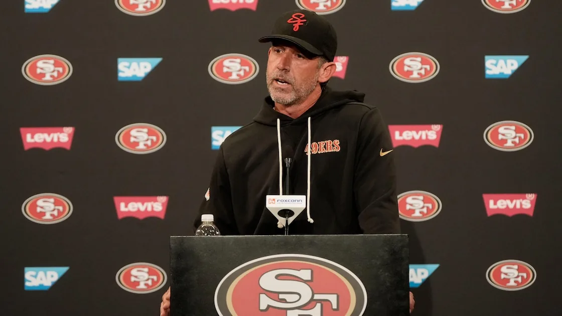 49ers' Kyle Shanahan to be limited in camp after car crash